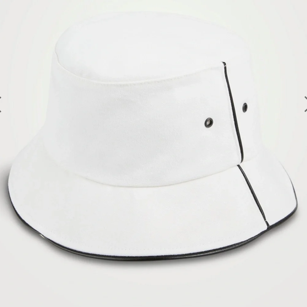 BALMAIN White B-Army Bucket Hat - Picture 2 of 10